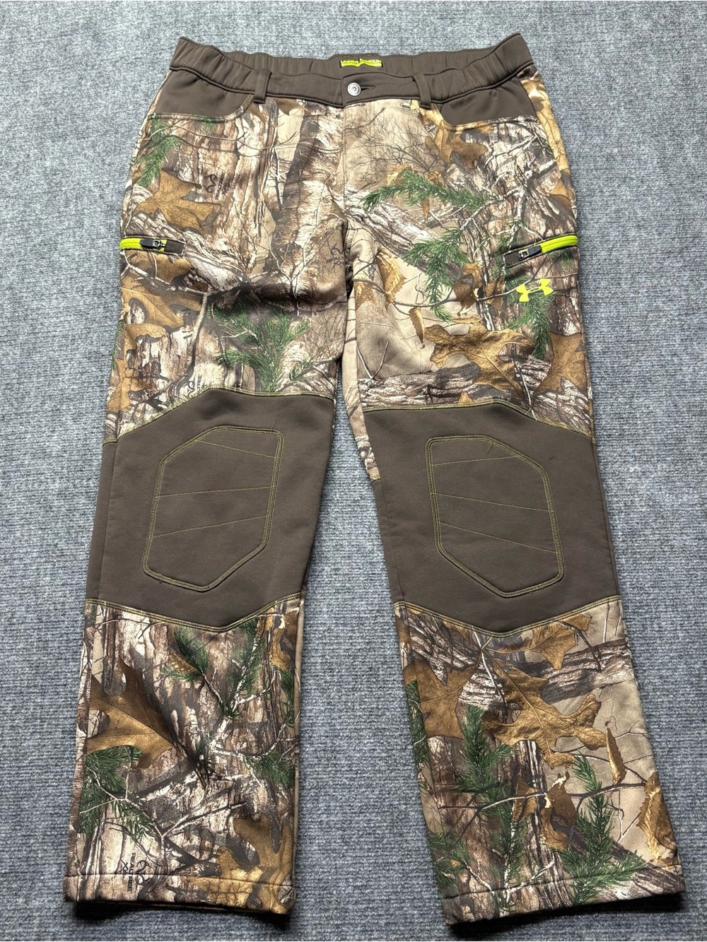 Under Armour Pants Mens XL ColdGear INFRARED Scent Control Fleece Realtree Camo